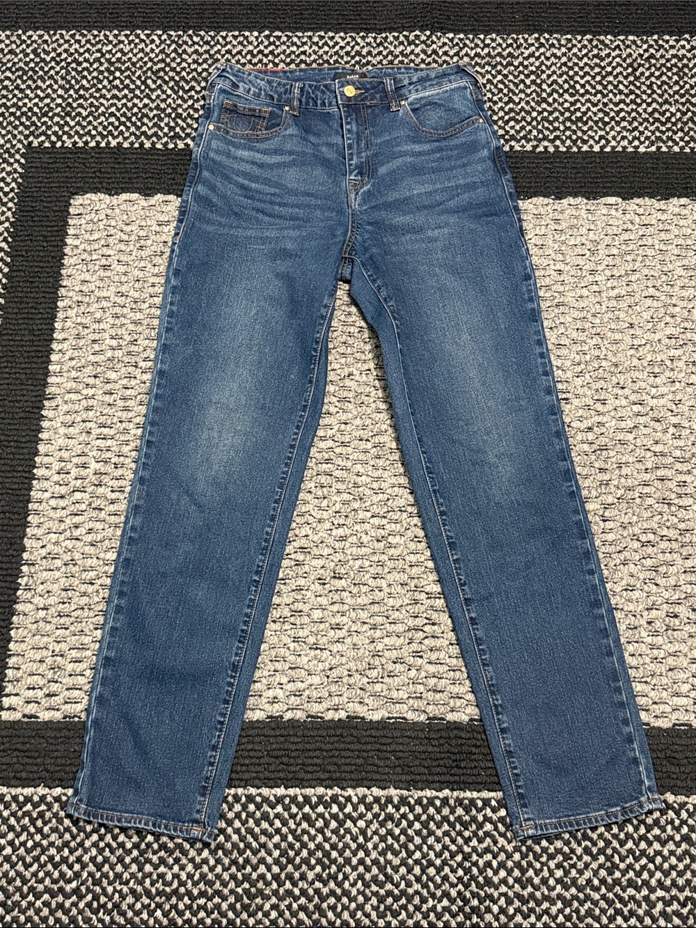 True Religion Sarah High Rise Straight Womens 30 Stretch Horseshoe Classic Denim